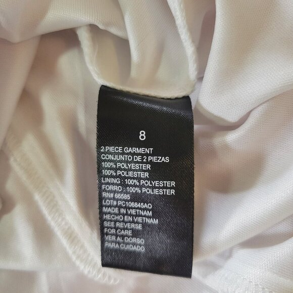 Perceptions New York Lightweight Summer Sleeveless Floral A-Line Dress Size 8 - Picture 3 of 7